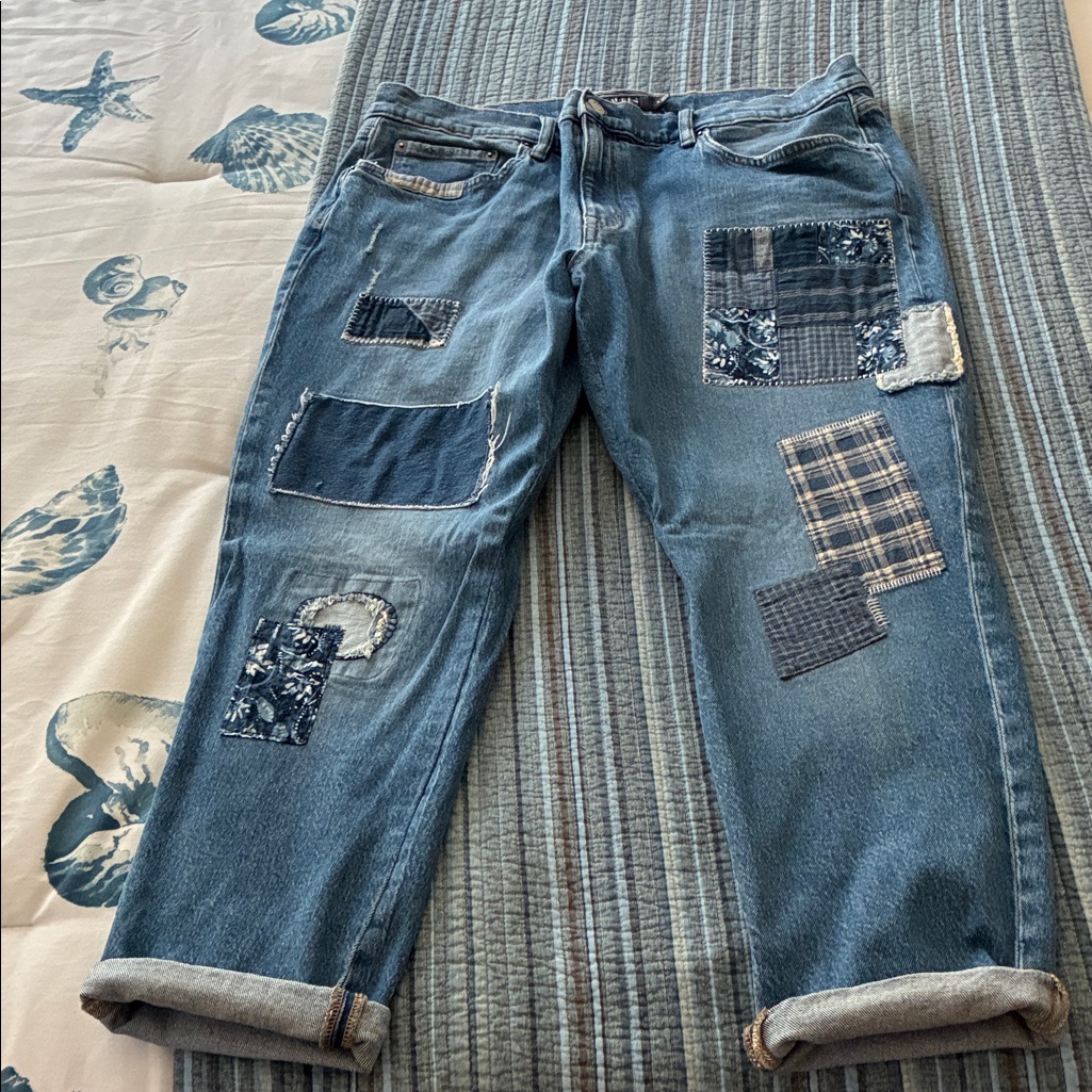 Ralph Lauren Patch Jeans (Rare Find) New